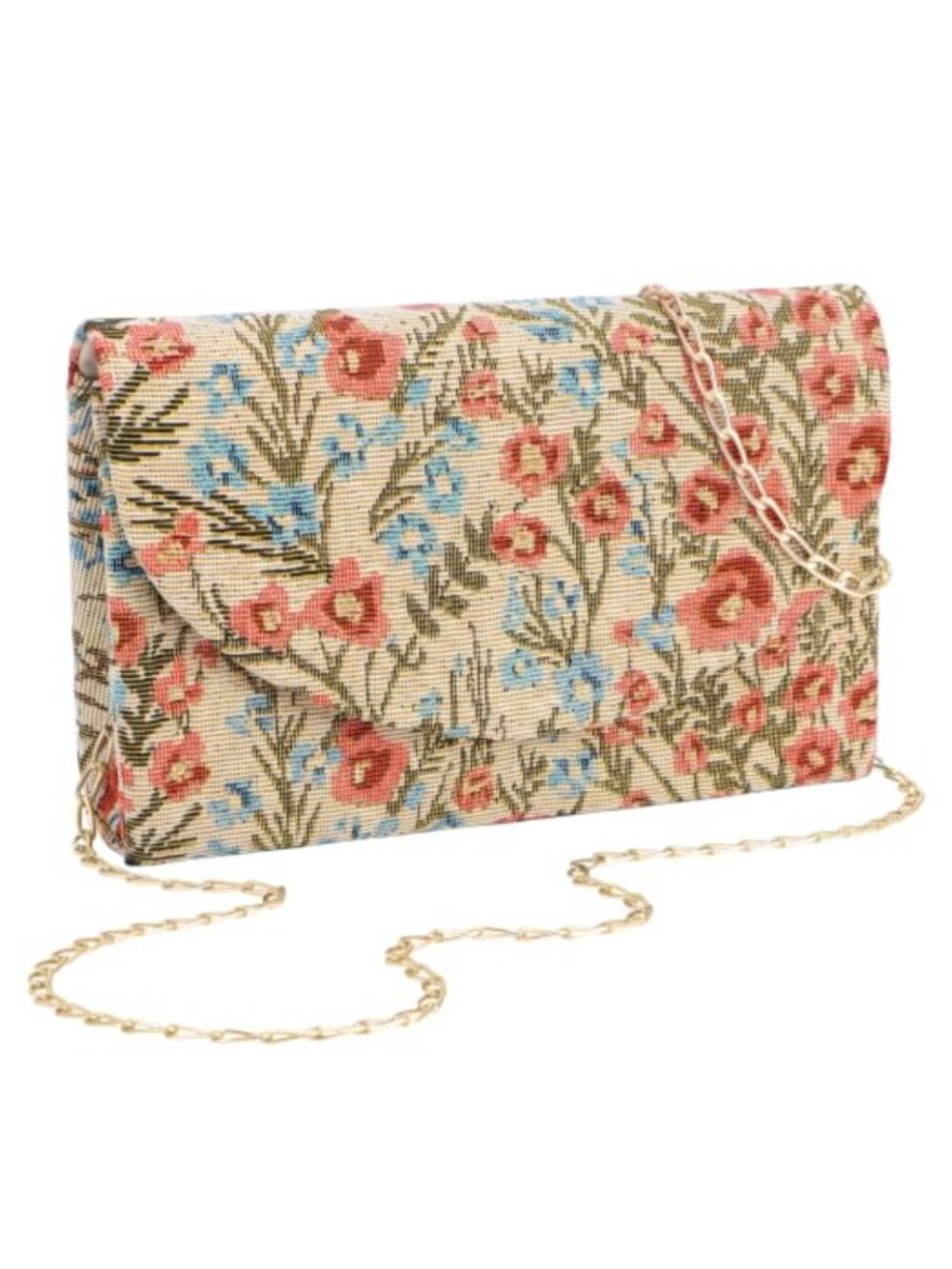 Beaded Floral Embroidered Sequin Clutch Evening Bag Wedding Party
